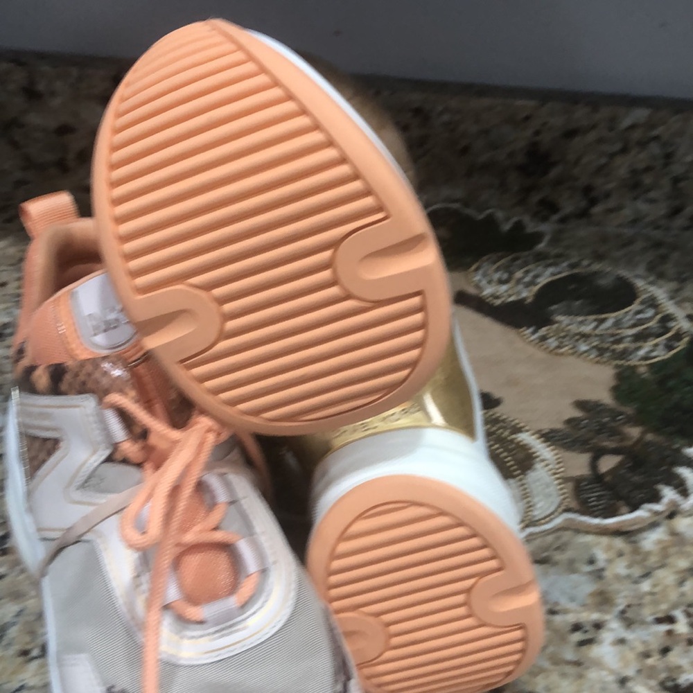 Michael Kors Olympia Python Embossed Trainers Siz… - image 5